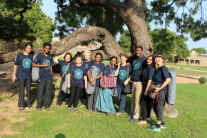 Group Shot under the ancient Neem Tree
